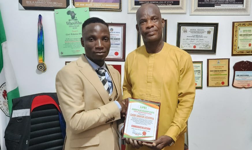 Leadership Values Enhancement Initiative Honors Chief Uchenna Okafor for Exceptional Leadership