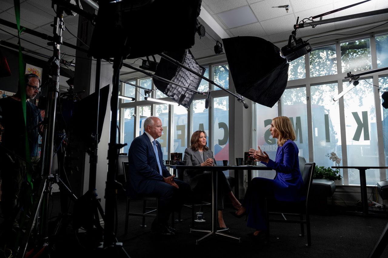 First Joint Interview: "Kamala Harris and Tim Walz Discuss Their Presidential Vision, Policy Priorities