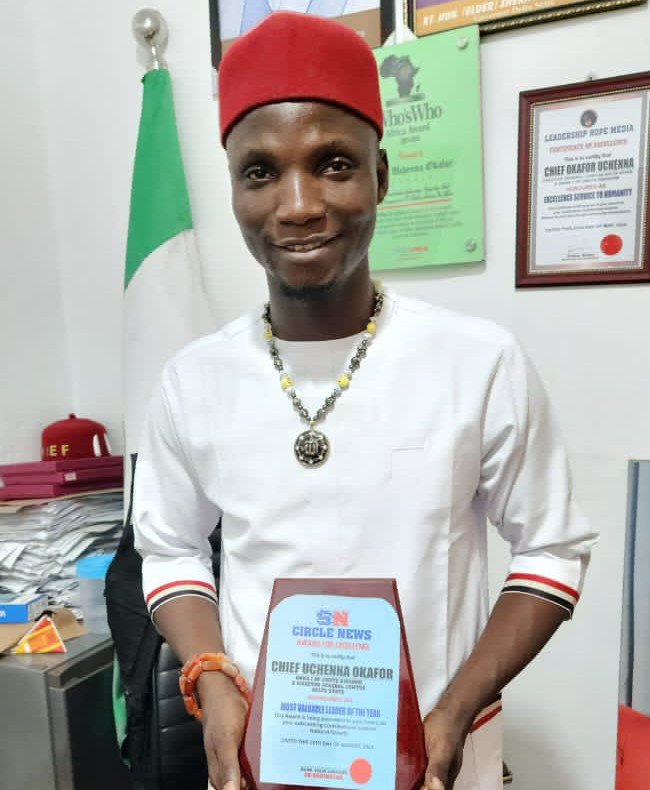 Uchenna Okafor Recognized as "Most Valuable Leader of the Year"