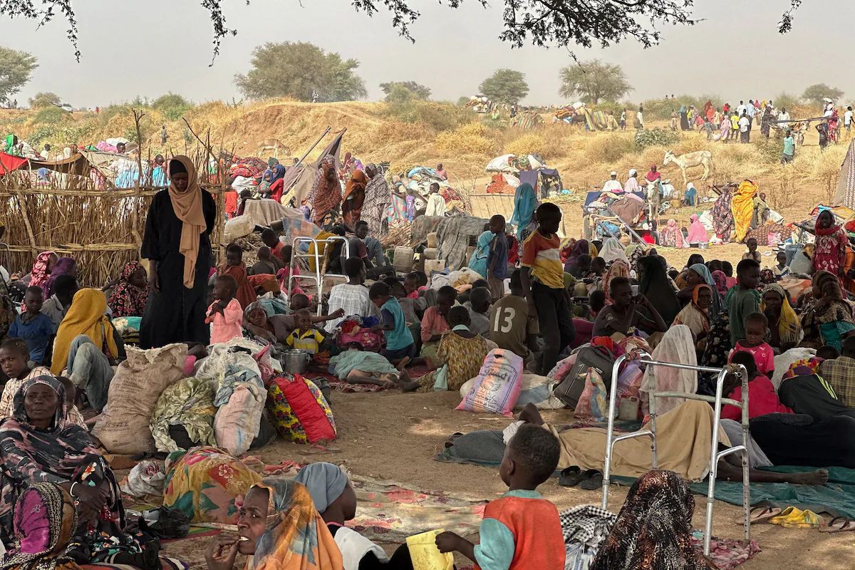 People who fled the Zamzam camp